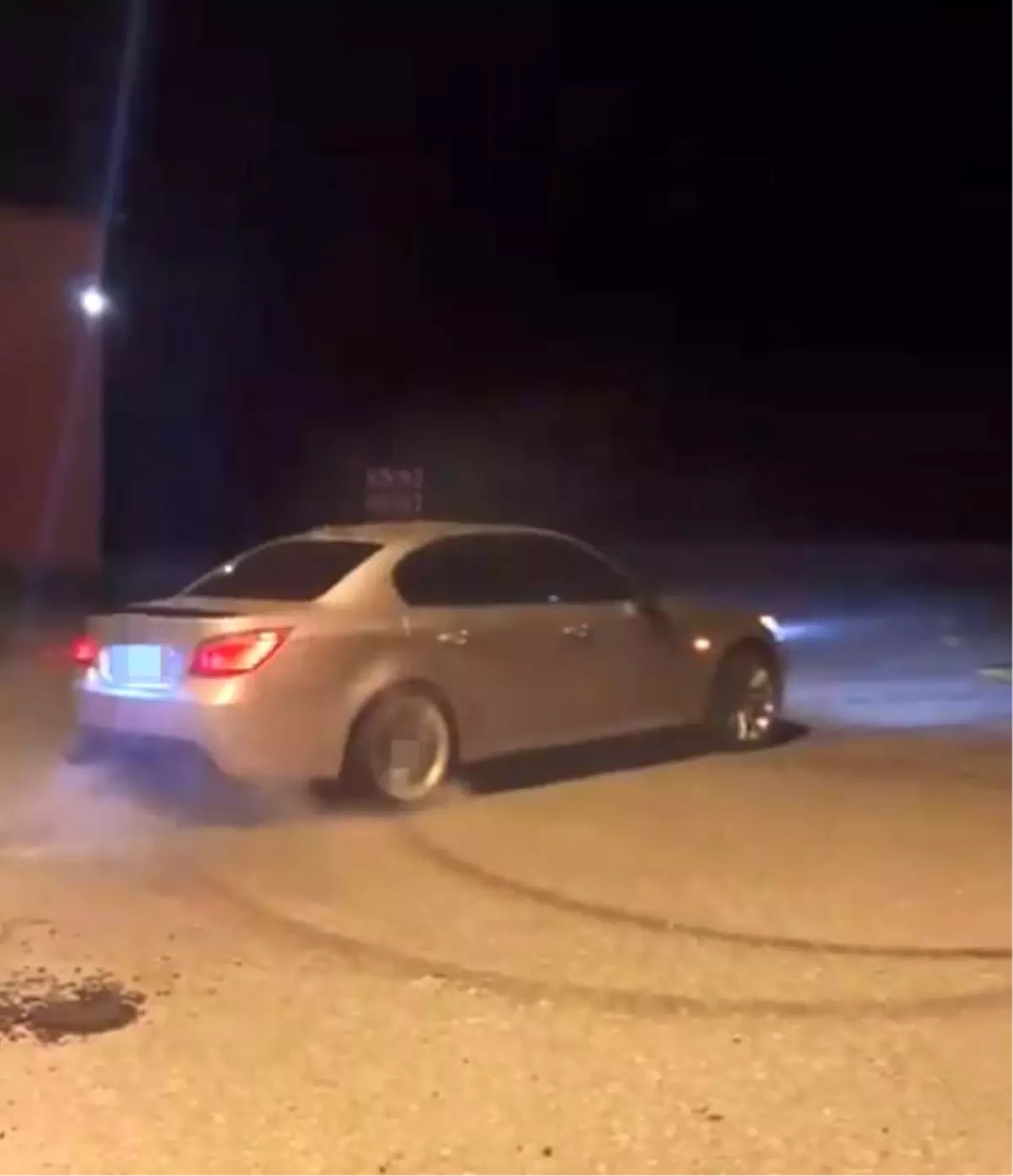 Artvin\'de Drift Yapan Sürücüye Ceza