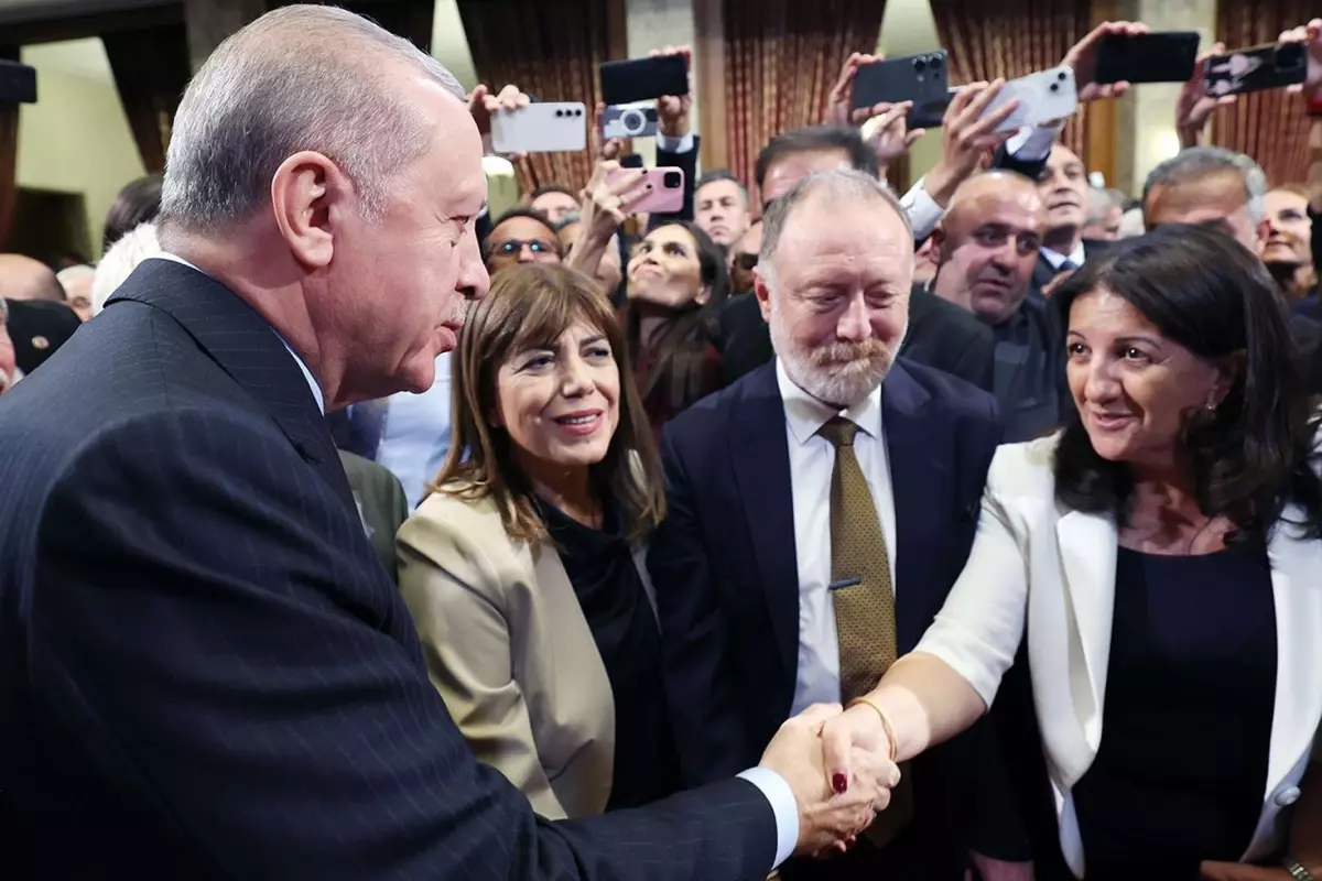 Cumhurbaşkanı Erdoğan: DEM Parti ile görüşme umut vericiydi