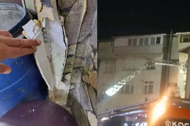 Gebze'de çöken binanın çevresindeki 16 bina boşaltıldı! Kolonlar çatladı Gebze'de çöken binanın çevresindeki 16 bina boşaltıldı! Kolonlar çatladı