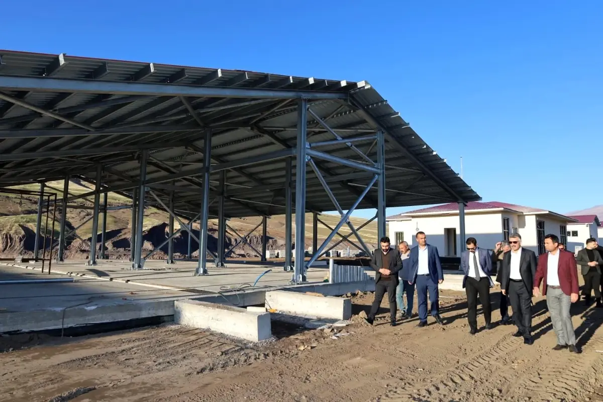 Bitlis\'te Modern Mezbahane İnşaatı Devam Ediyor