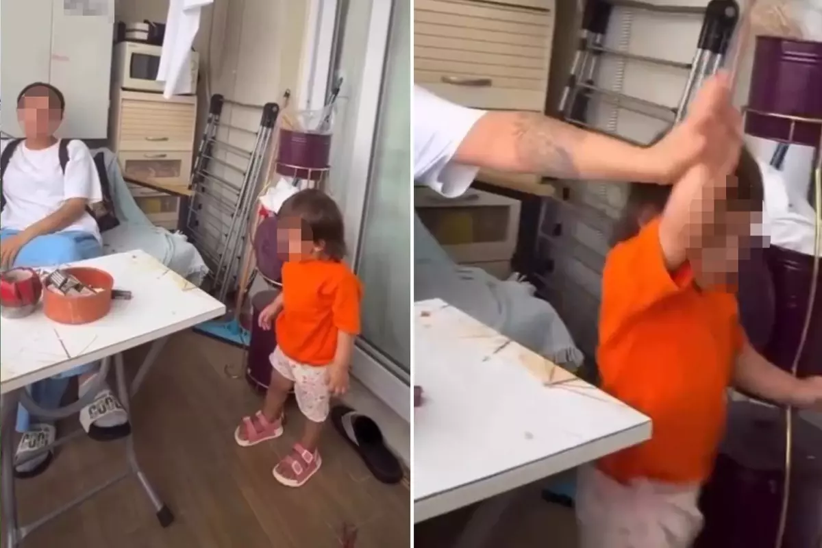"İstemiyorum seni defol" diye bağırıp kızını itti! Tepki çeken görüntülere inceleme