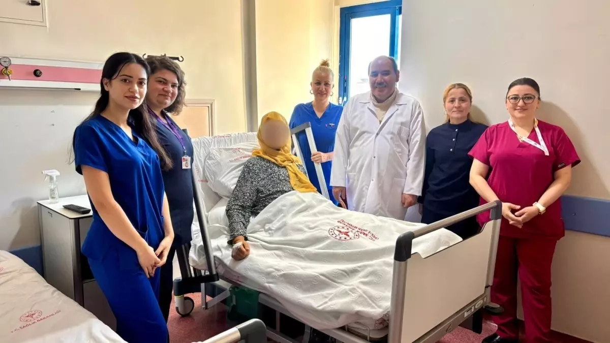 Ordu\'da hastanın karnından 5 kiloluk kitle çıkarıldı