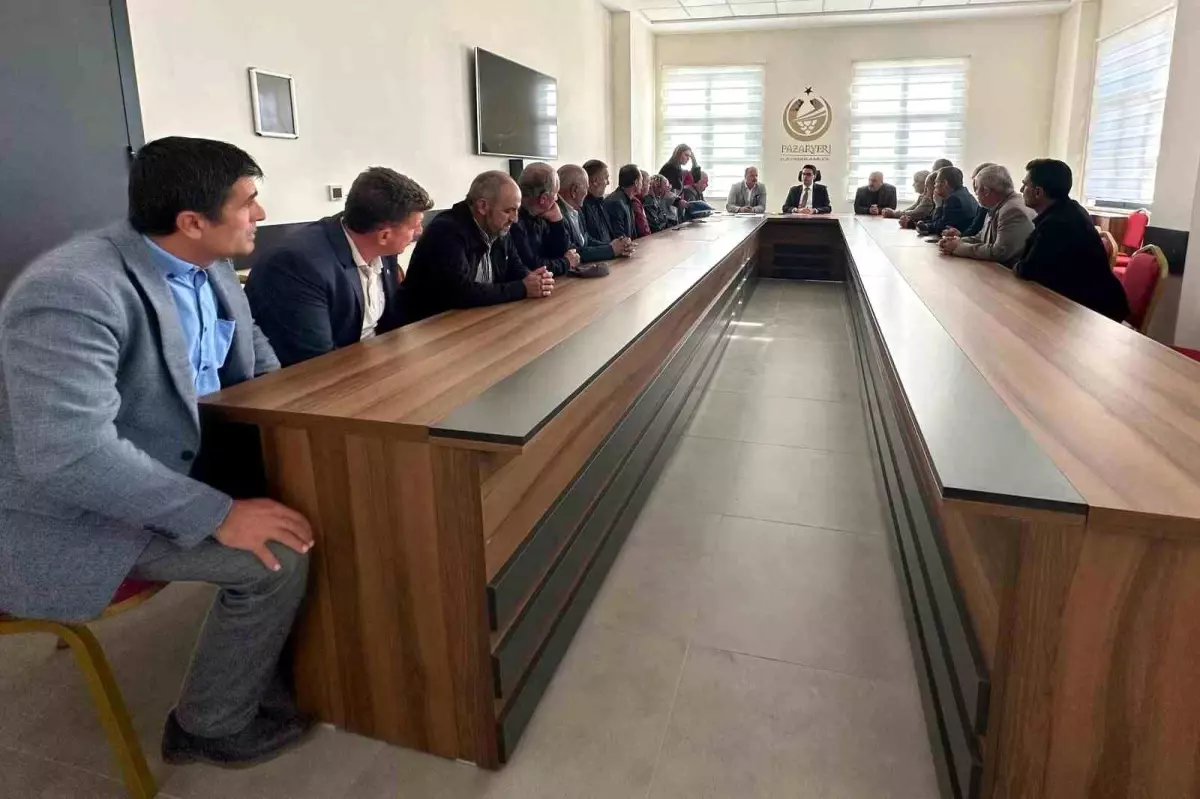 Köy Muhtarlarıyla Altyapı Toplantısı