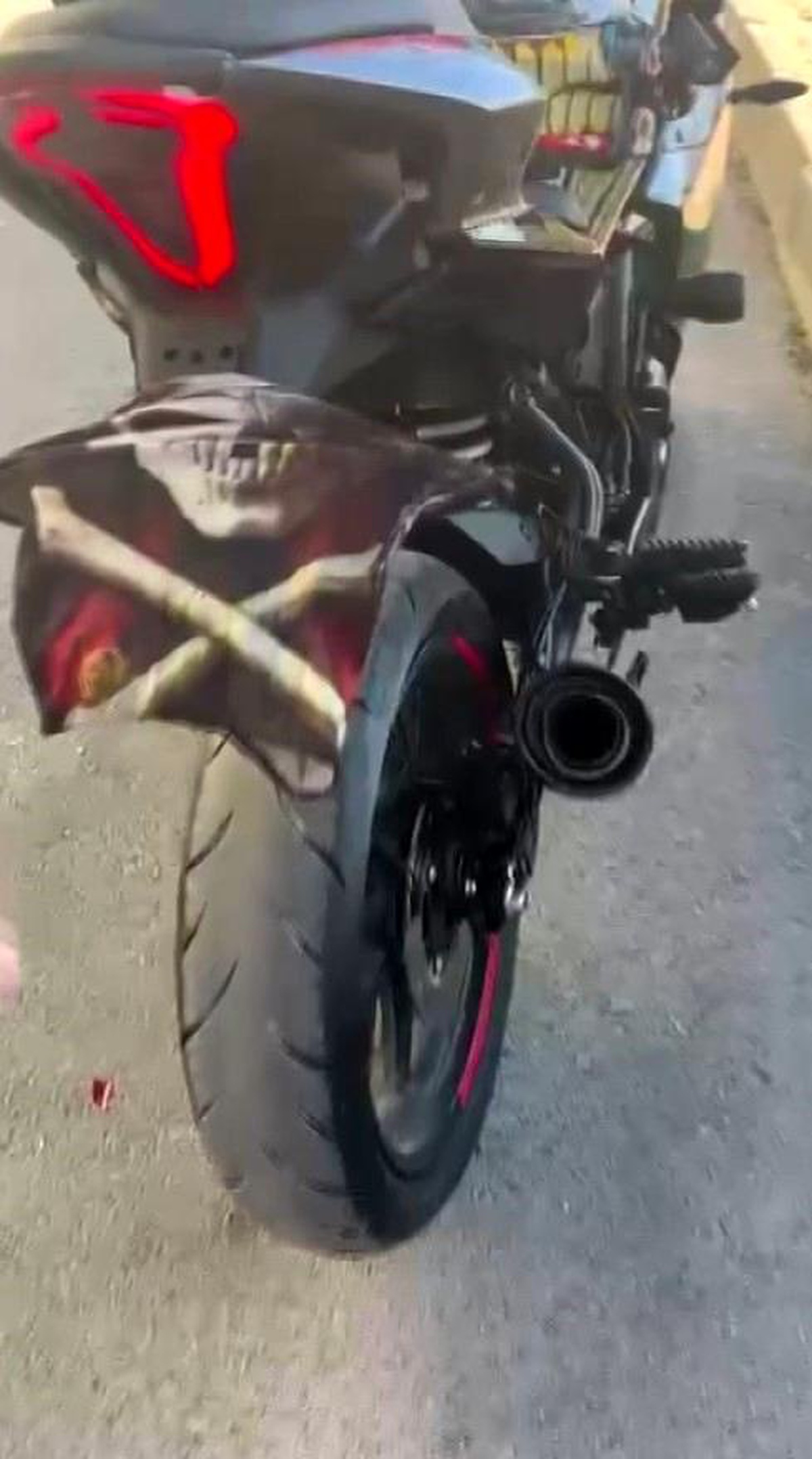 Gaziantep\'te Motosiklet Sürücüsüne Büyük Ceza
