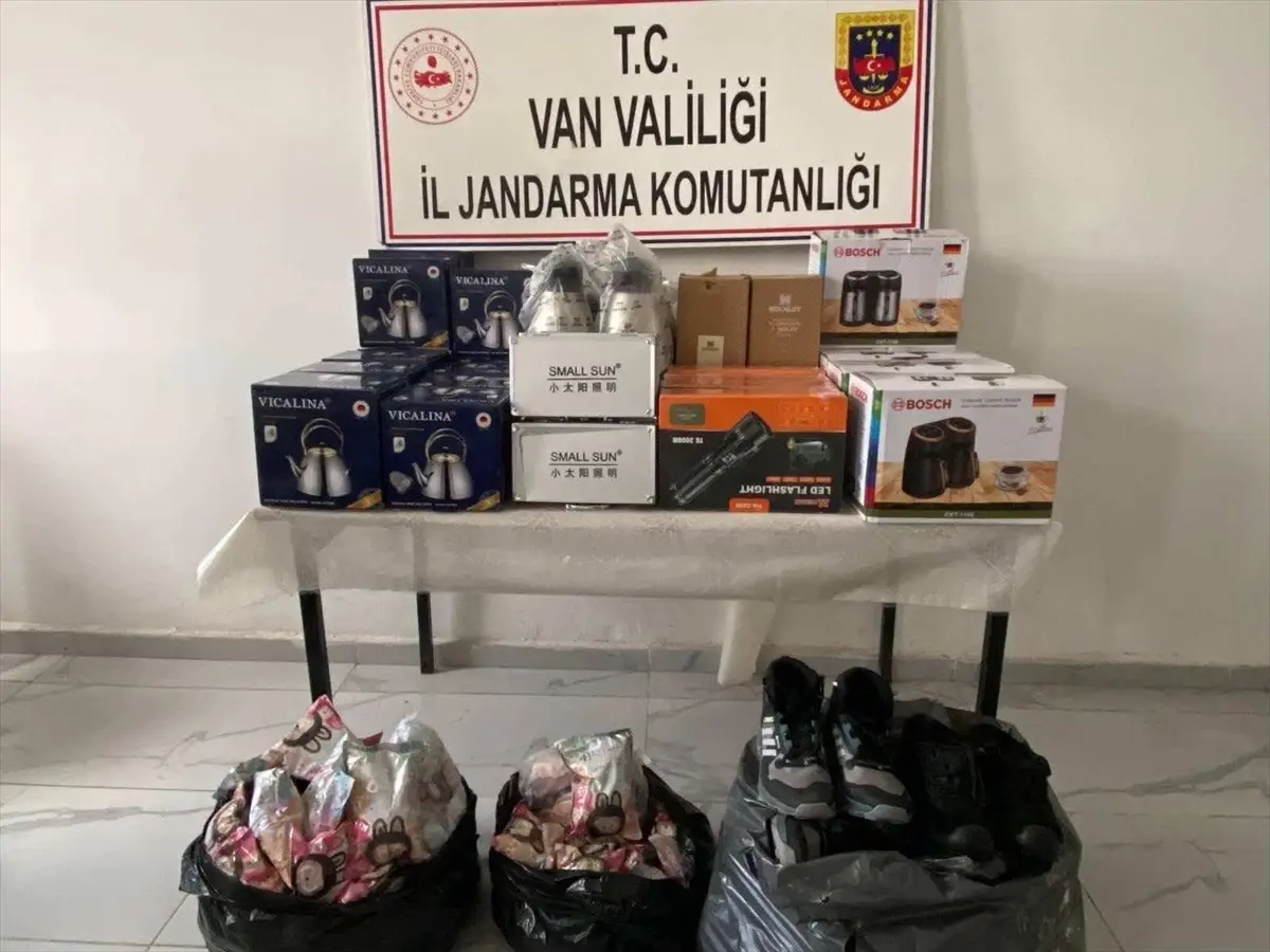 Van\'da Gümrük Kaçağı Sigara Ele Geçirildi