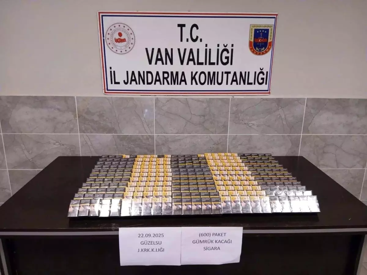 Van\'da Kaçak Sigara ve Eşya Ele Geçirildi