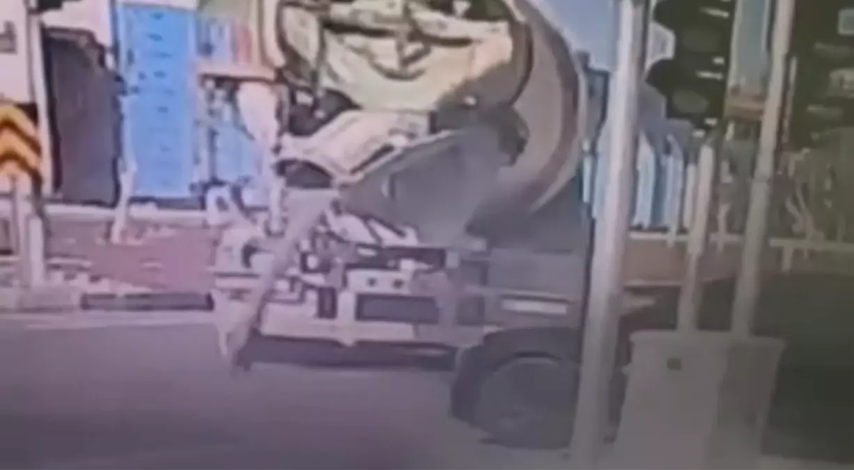 Beton Döken Mikser Sürücüsüne Cezası