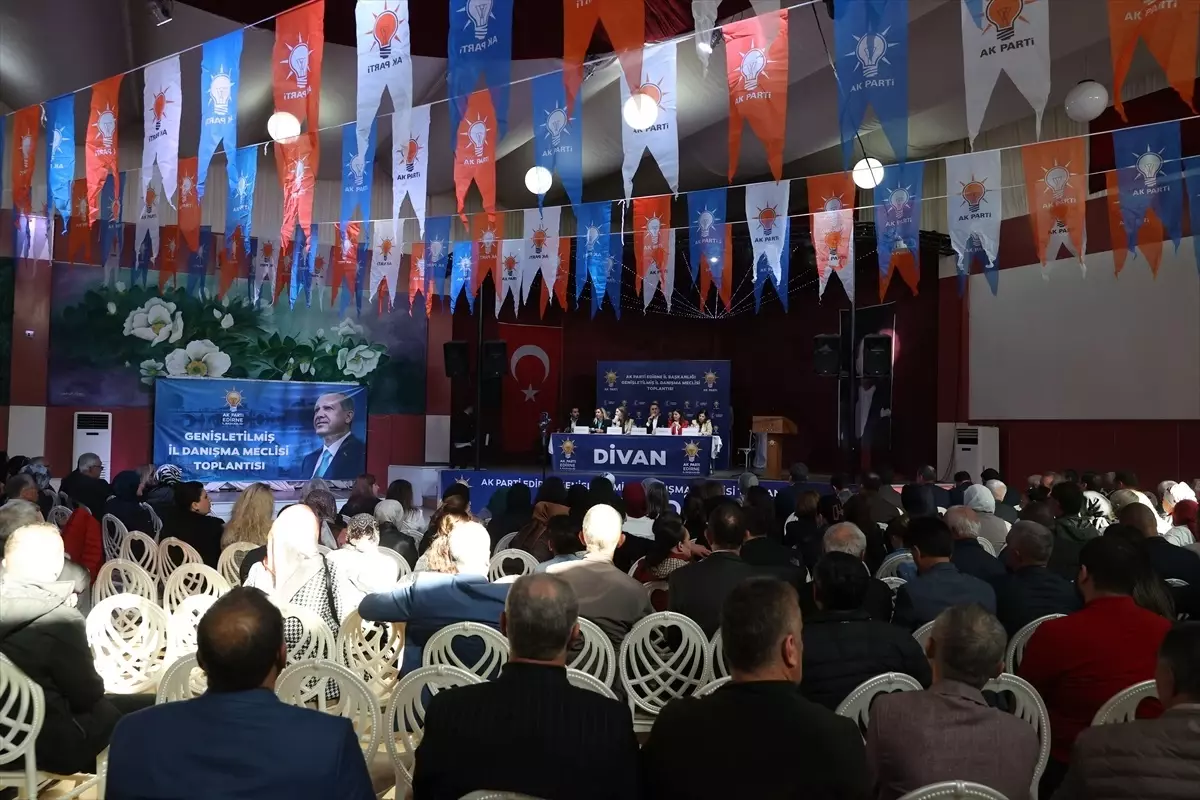 Edirne\'de AK Parti Danışma Toplantısı