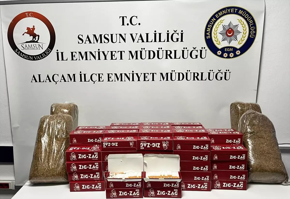 Alaçam\'da Kaçakçılık Operasyonu: 1 Gözaltı