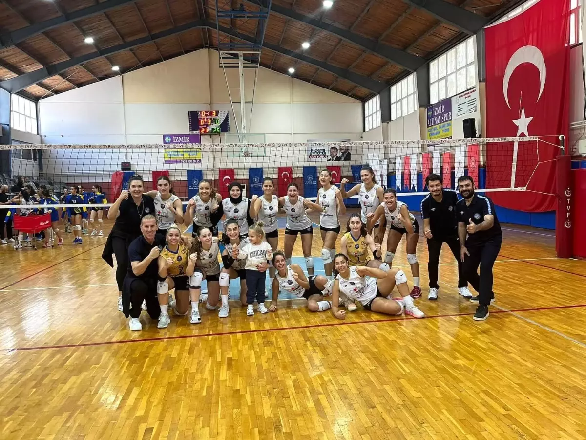 Didim Belediyespor Kadın Voleybol Takımı Galip Geldi