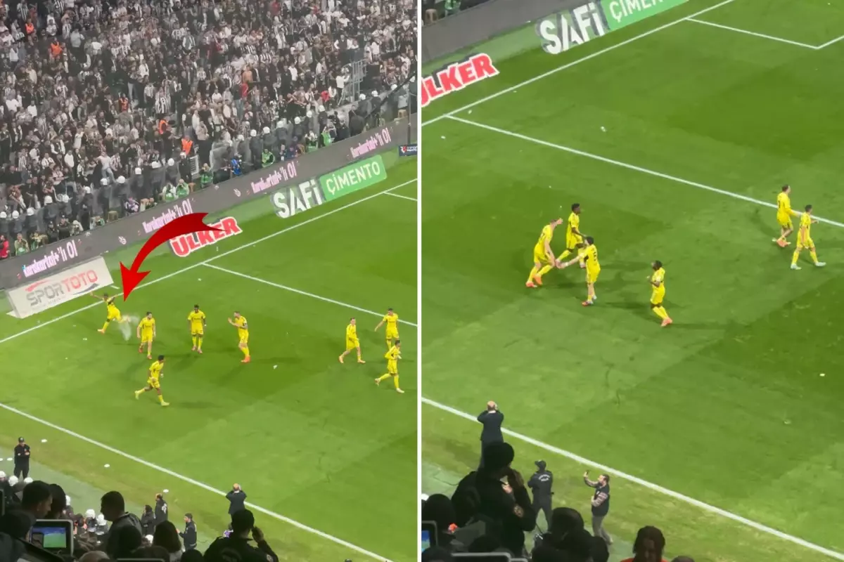 Dorgeles Nene\'den maça damga vuran hareket