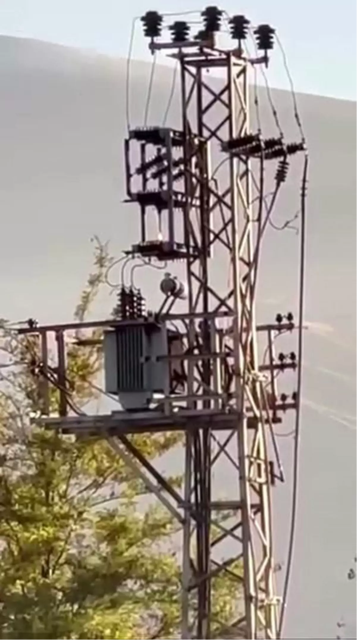 Iğdır\'da Elektrik Trafo Yangını