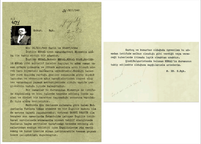 MİT gizliliğini kaldırdı! İşte 1940 yılında hazırlanan İngiliz Kemal raporu