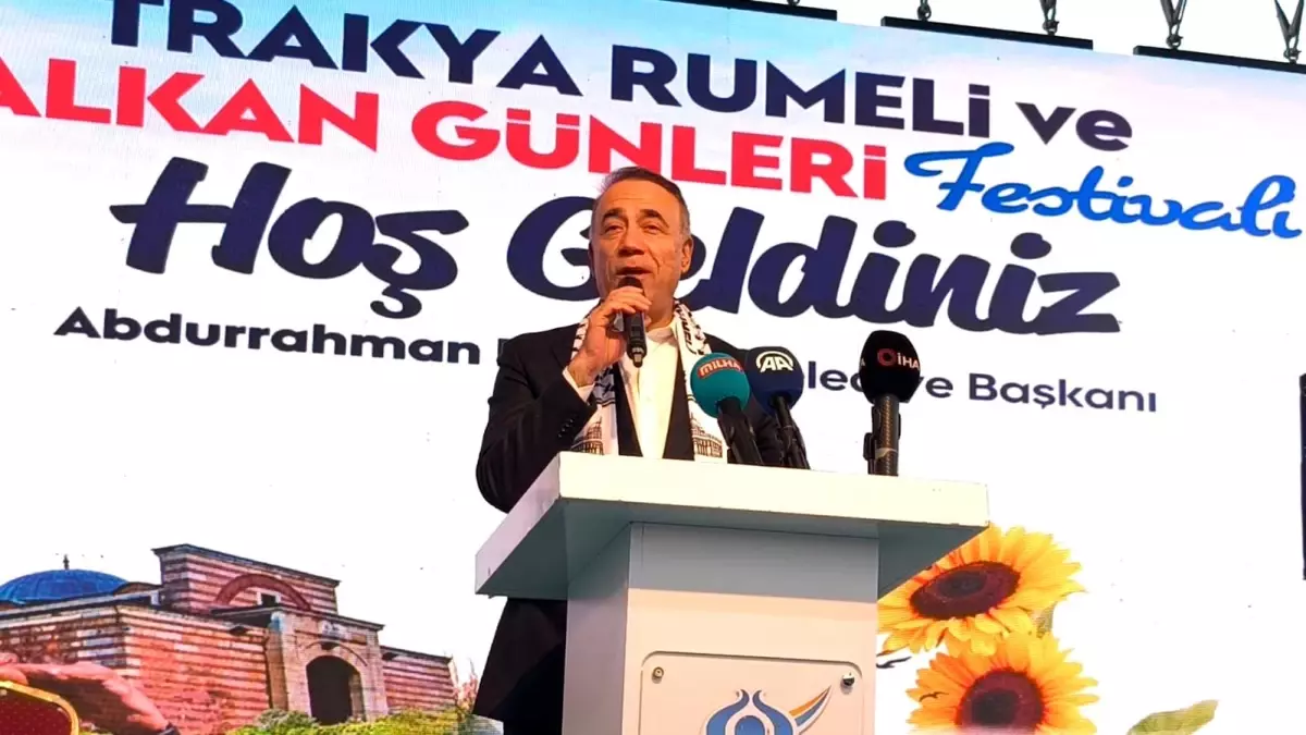 Sultangazi\'de Trakya Rumeli ve Balkan Günleri Festivali Protokol Töreni Yapıldı