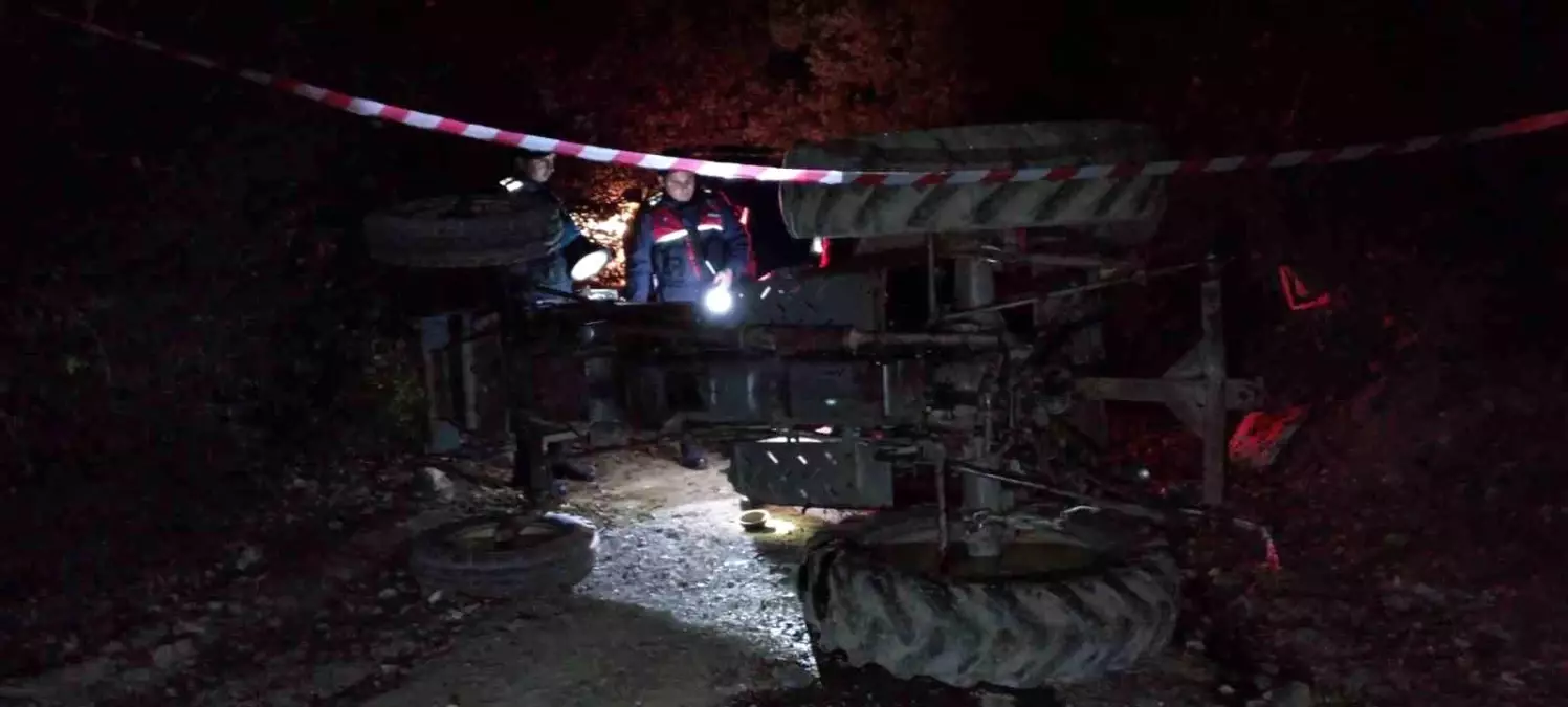 Tokat\'ta Traktör Devrilmesi: 1 Ölü