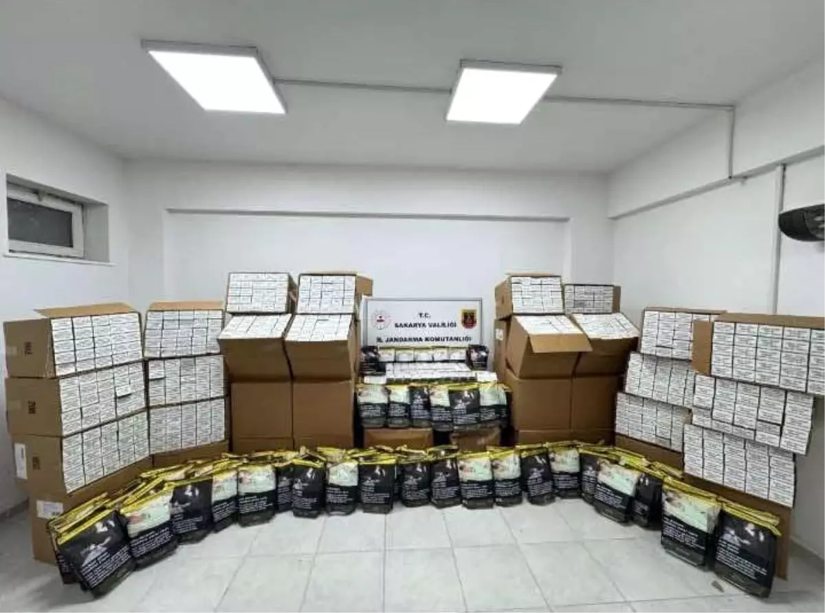 Hendek\'te Kaçak Tütün Operasyonu