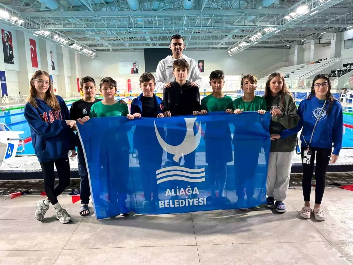 Aliağalı Yüzücüler Türkiye Finallerine Hak Kazandı