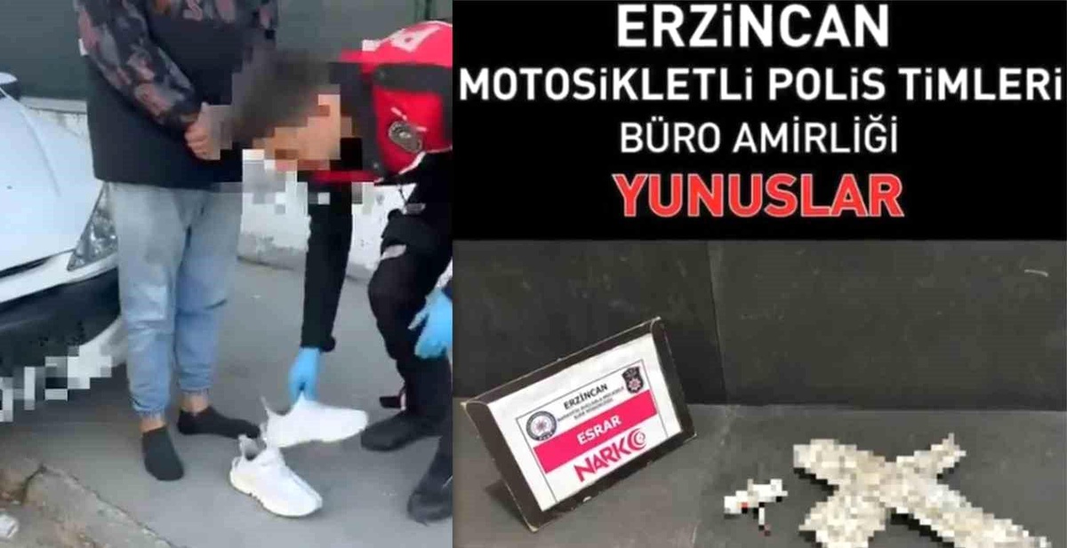 Erzincan\'da Motosikletli Polis Eşzamanlı Operasyon