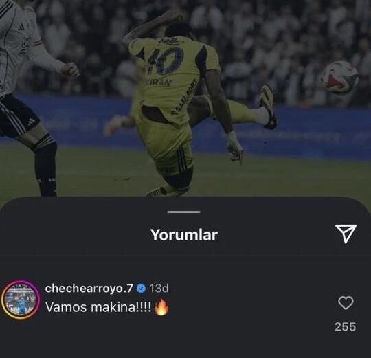 Beşiktaş'ın eski oyuncusu Kenny Arroyo, derbi sonrası Siyah-beyazlı taraftarı çıldırttı