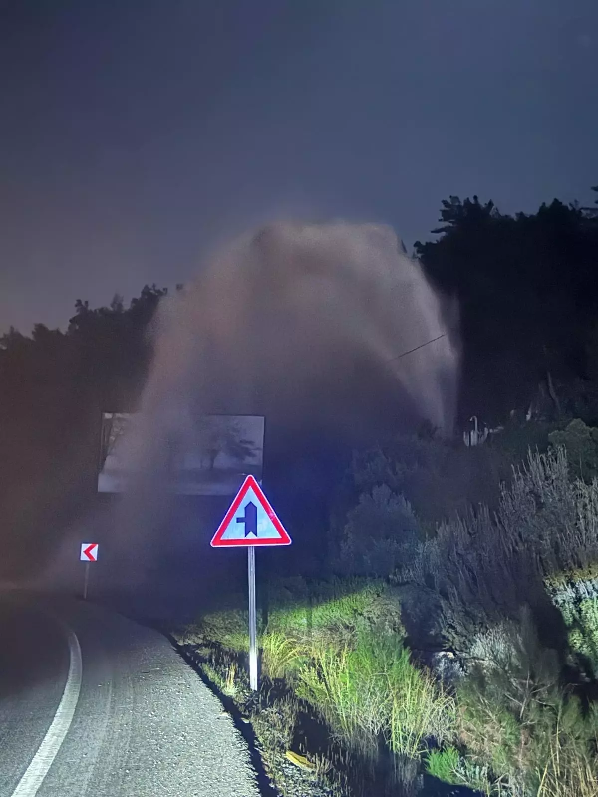 Bodrum\'da su isale hattında patlama