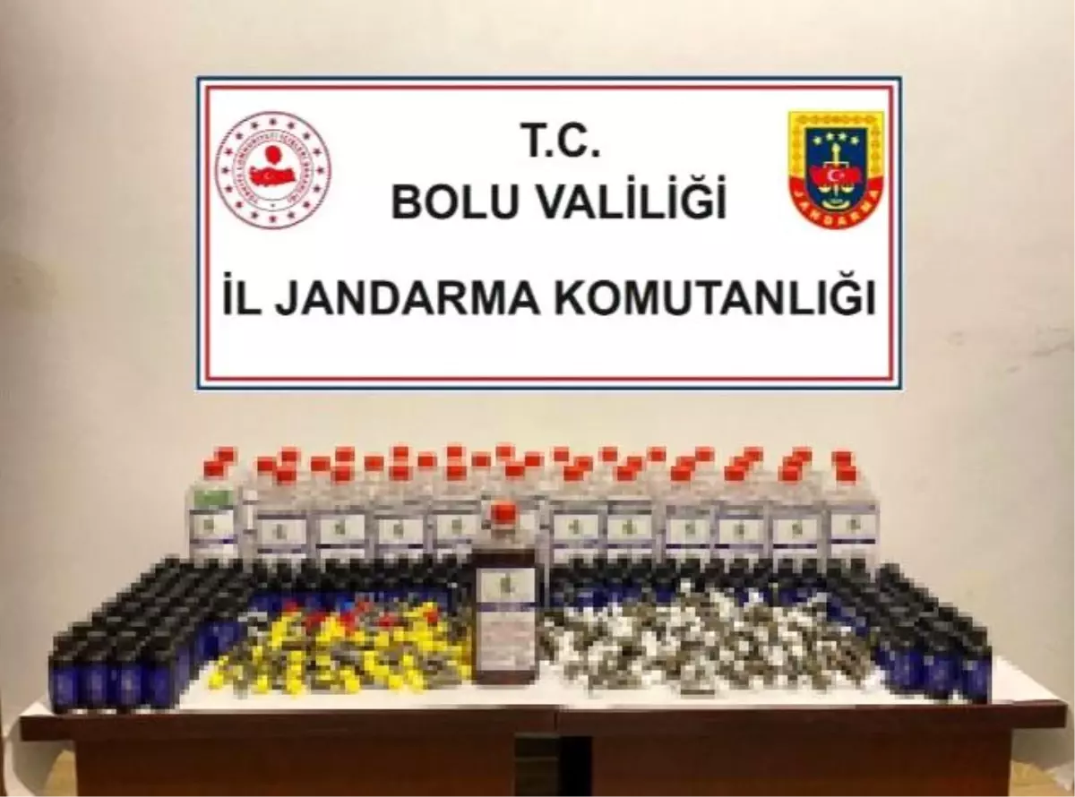 Bolu\'da Kaçak İçki Operasyonu