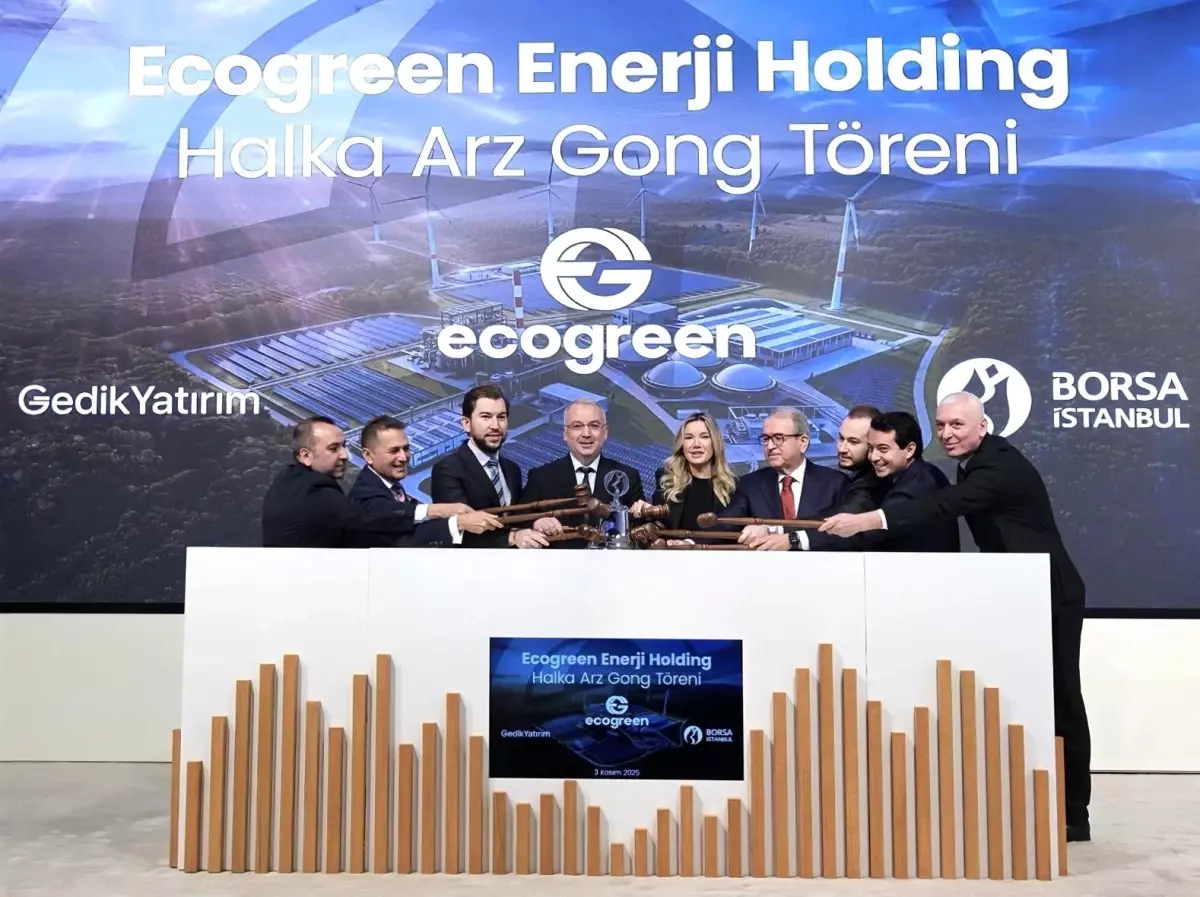 Ecogreen Enerji Borsa\'da İşlem Görmeye Başladı