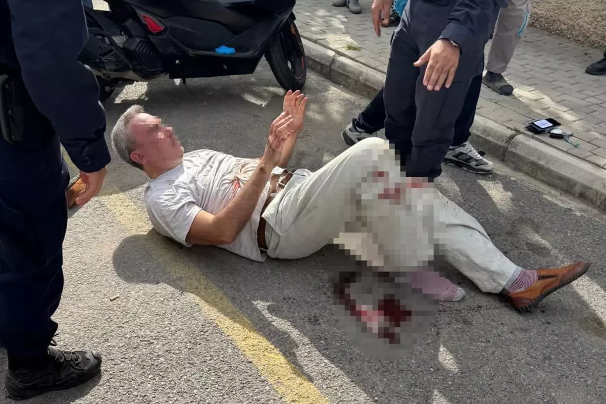 Sokak ortasında dehşet! Rus çiftin tartışması kanlı bitti