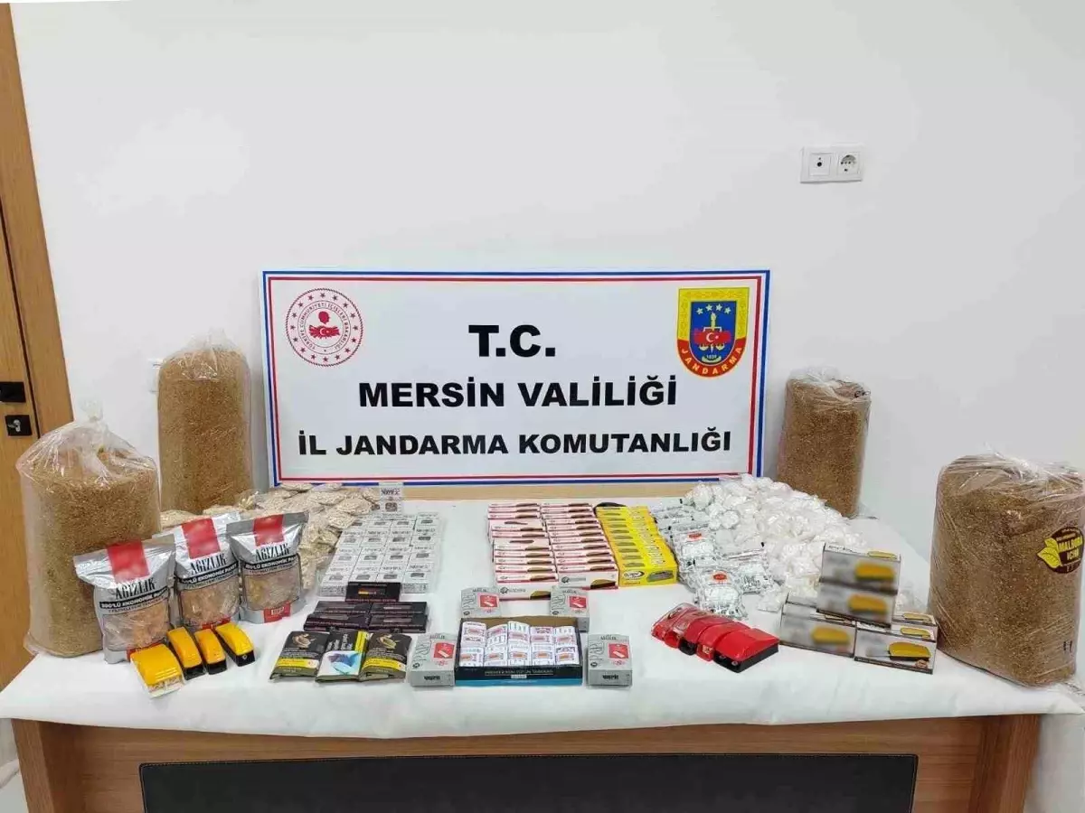 Mersin\'de Kaçak Sigara Operasyonu