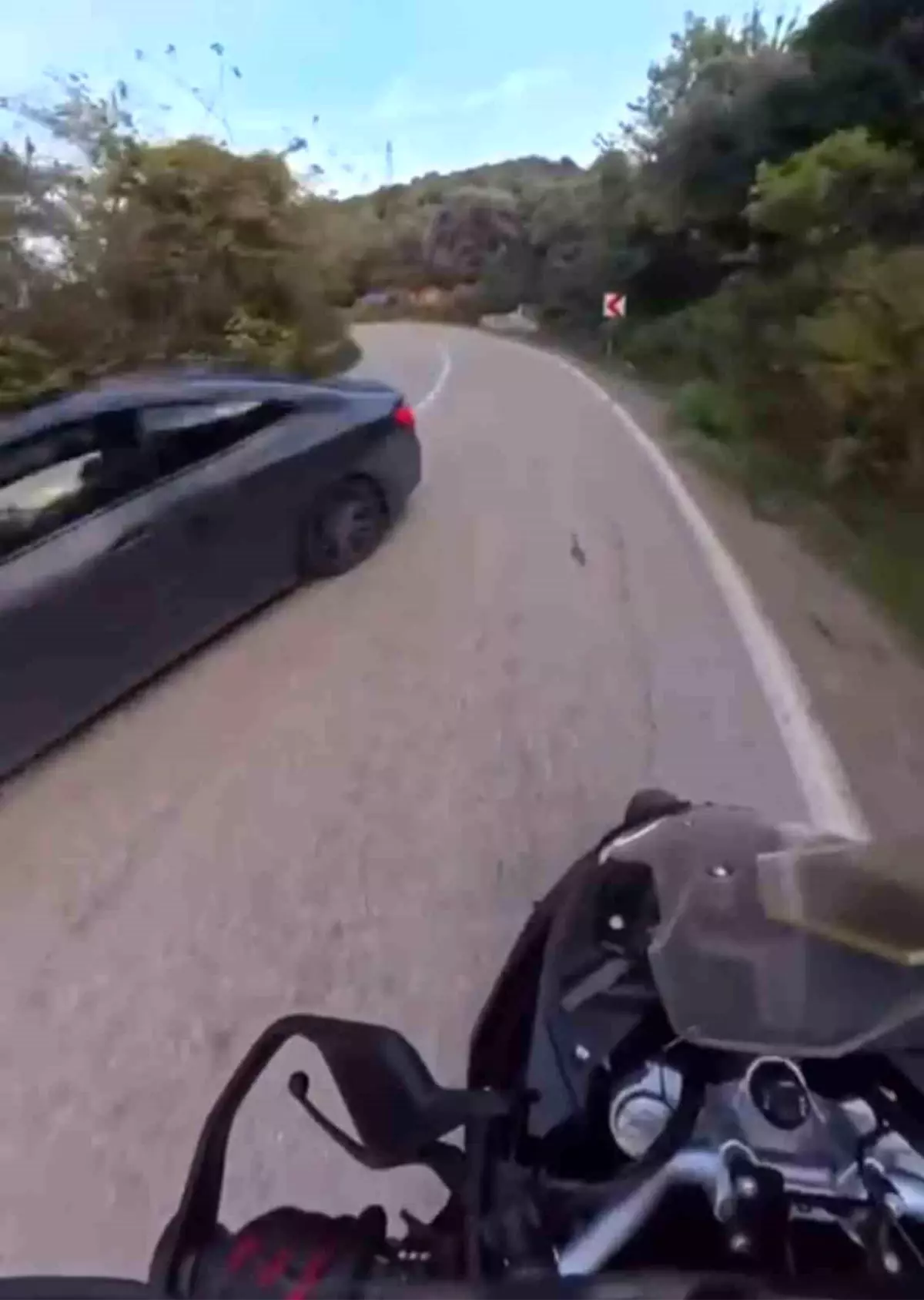 Motosikletli Facianın Eşiğinden Döndü