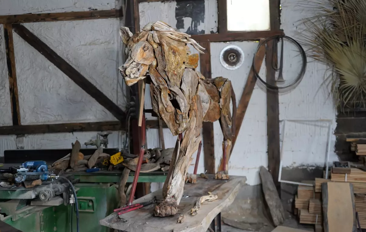 Osman Dönmez\'den Aslan Zeus Heykeli