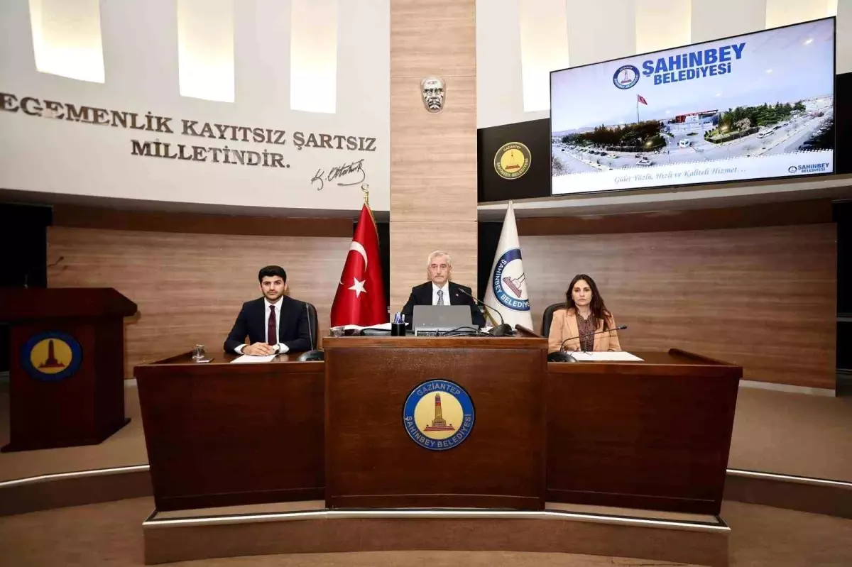 Şahinbey Belediye Meclisi Kasım Ayı 1. Birleşimi Gerçekleşti