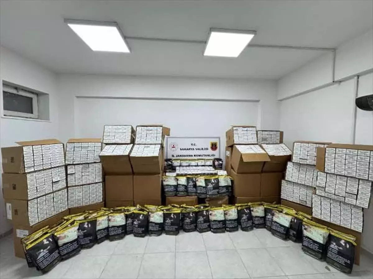 Hendek\'te Kaçak Tütün Operasyonu