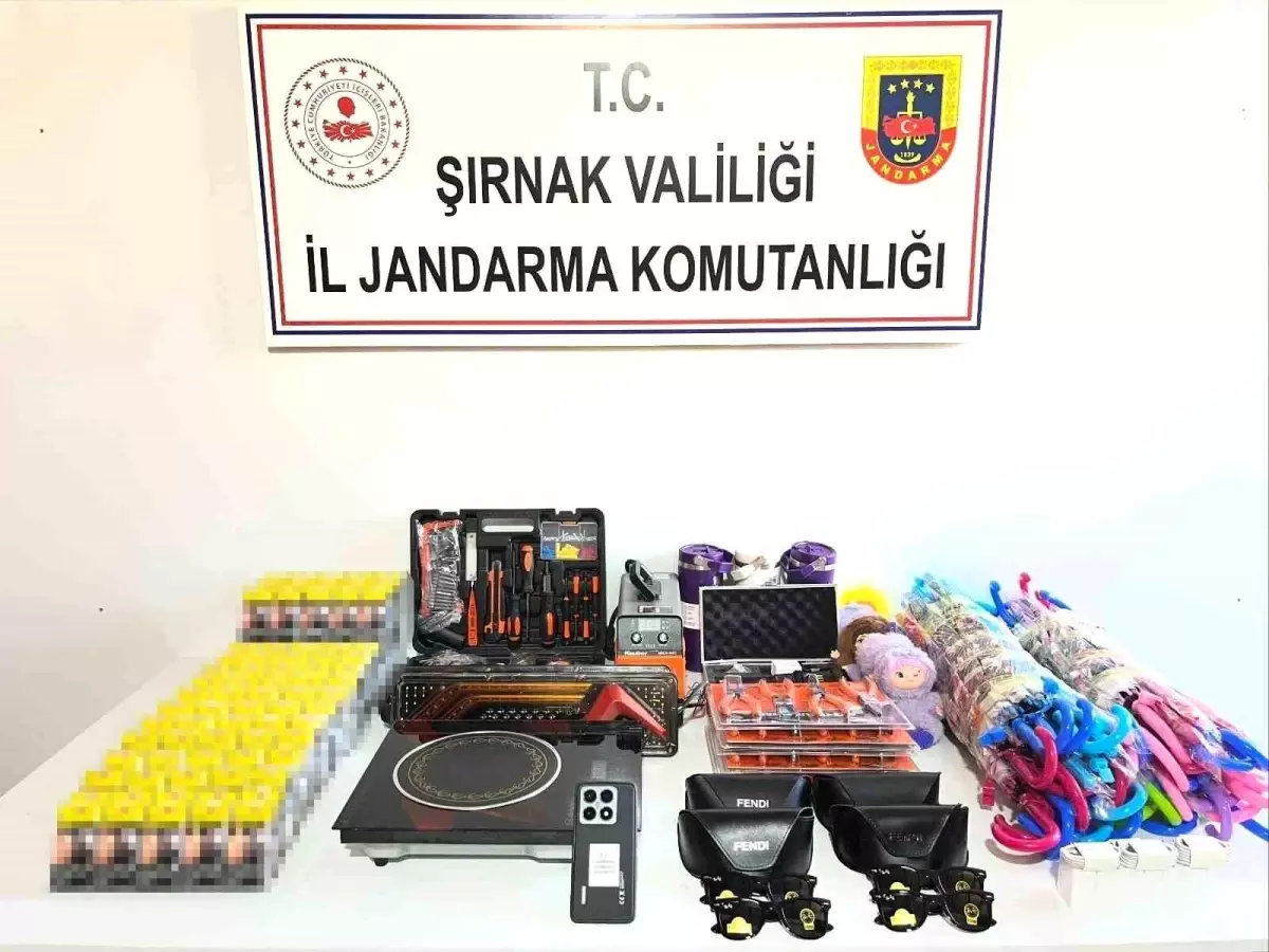 Şırnak\'ta Kaçakçılık Operasyonu: 6.5 Milyon TL Değerinde Malzeme Ele Geçirildi