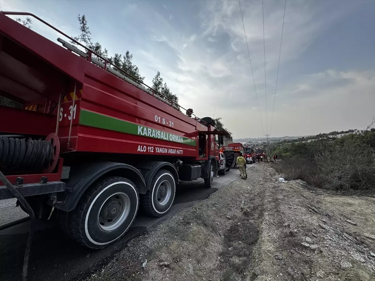 Adana\'da Orman Yangını Söndürüldü