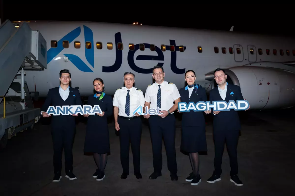 AJet, Ankara\'dan Bağdat Seferlerine Başladı
