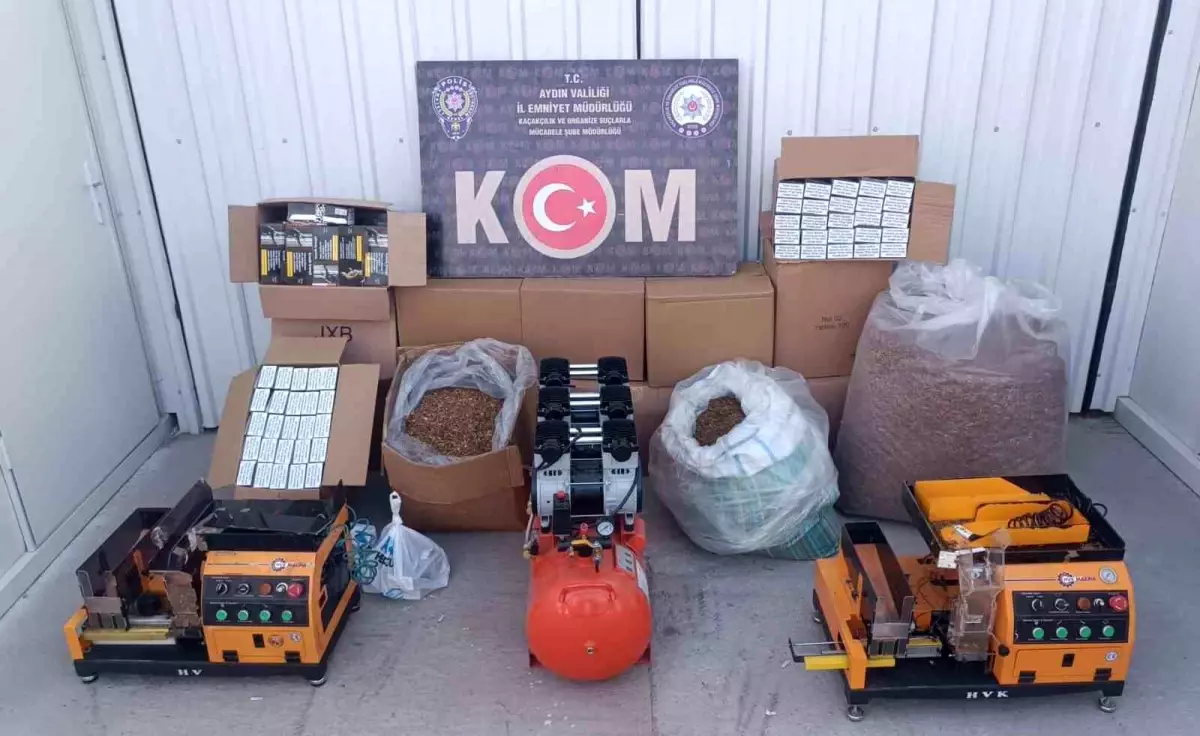 Aydın\'da Kaçak Tütün Operasyonu