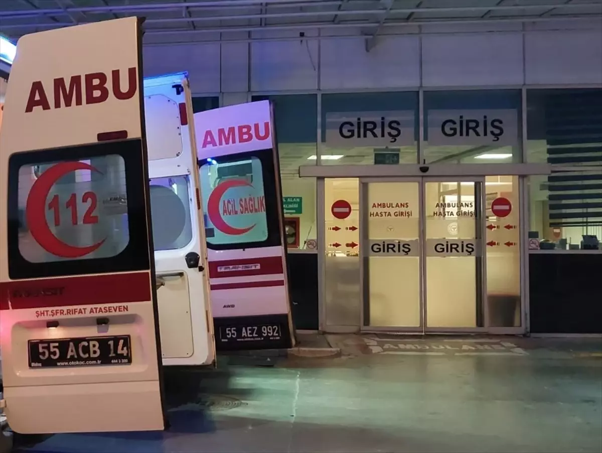 Bafra\'da Bıçaklı Kavga: 1 Yaralı