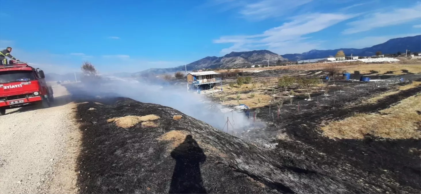 Bucak\'ta Ot Yangını Söndürüldü