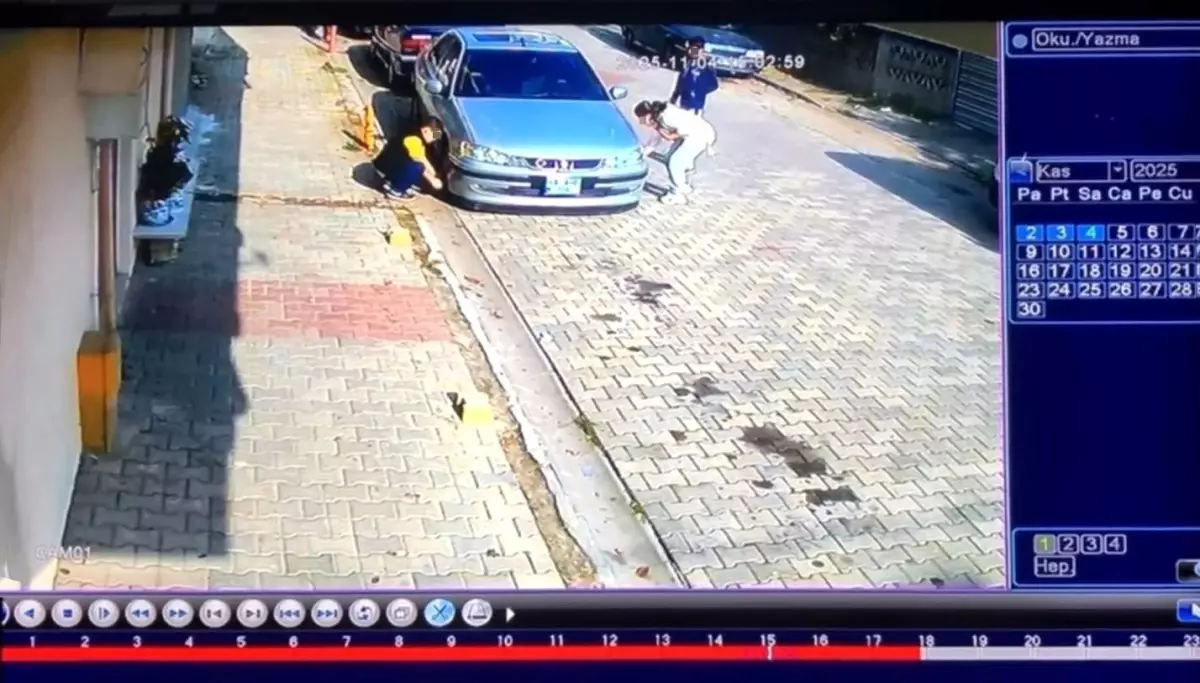 Tekirdağ\'da Çocuklar Araç Aksesuarı Çaldı