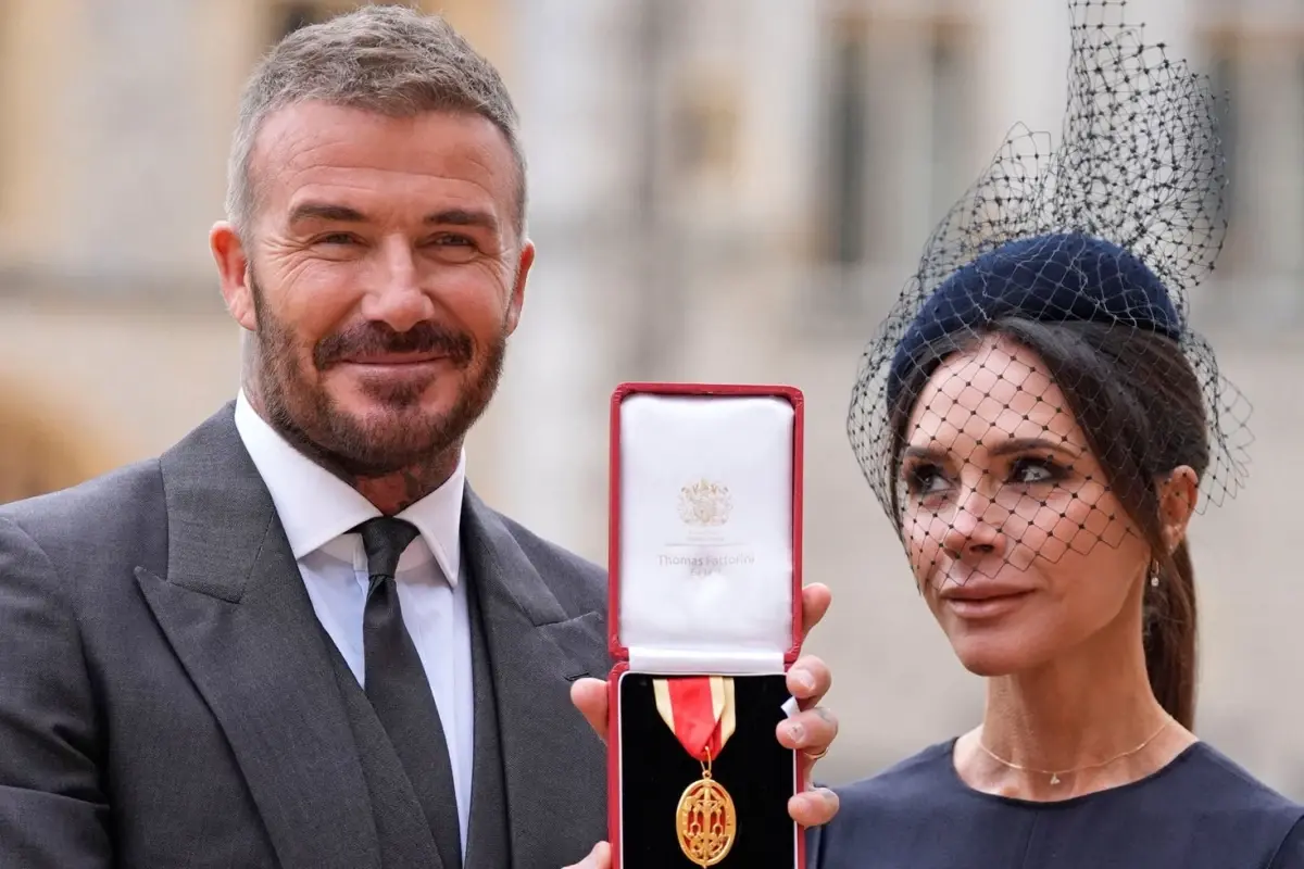 David Beckham\'a şövalye ünvanı verildi 
