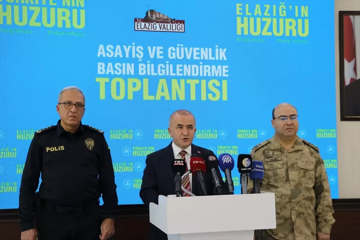 Elazığ\'da Terörle Mücadele Operasyonları