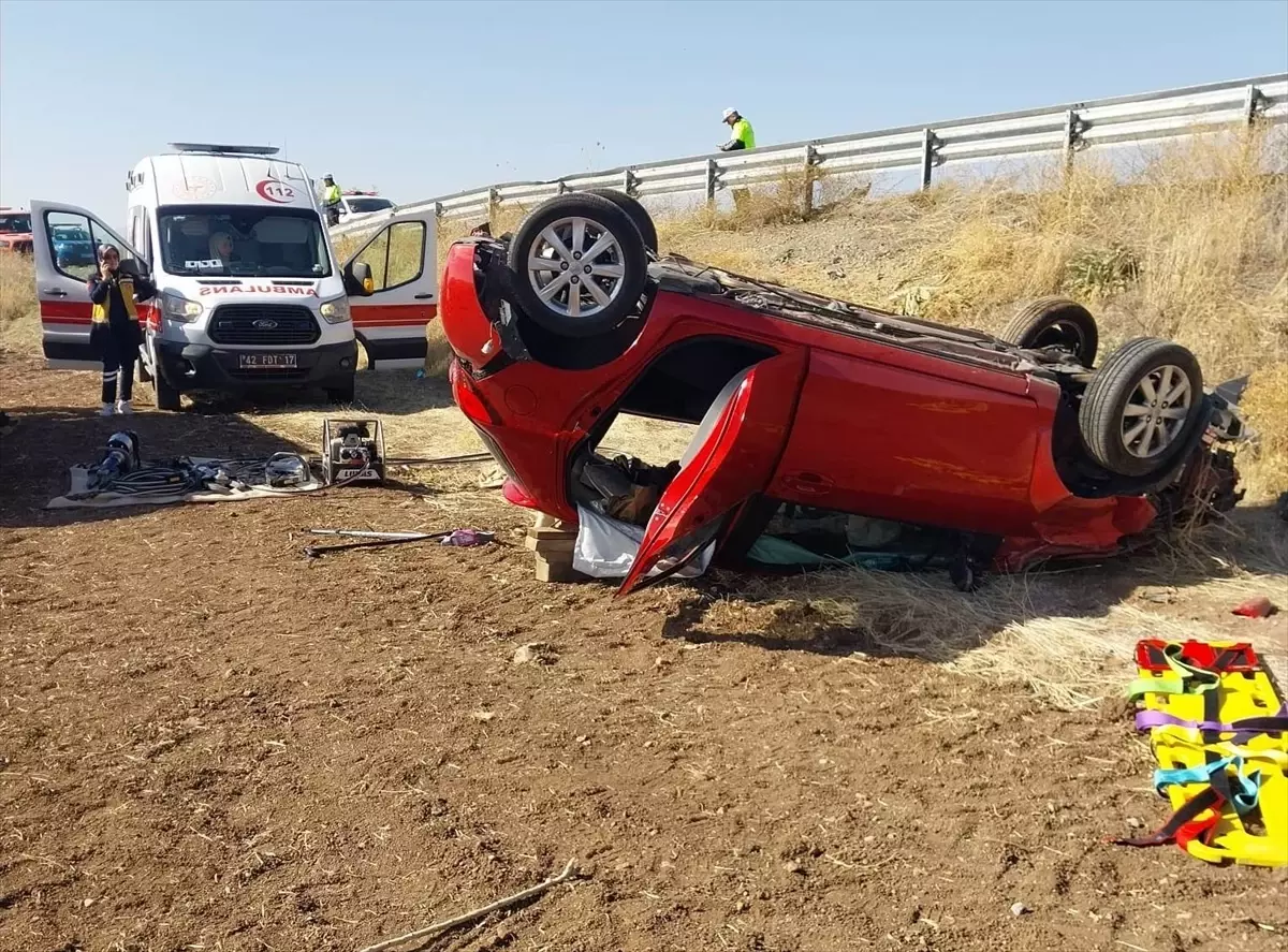 Seydişehir\'de Trafik Kazası: 1 Ölü, 2 Yaralı