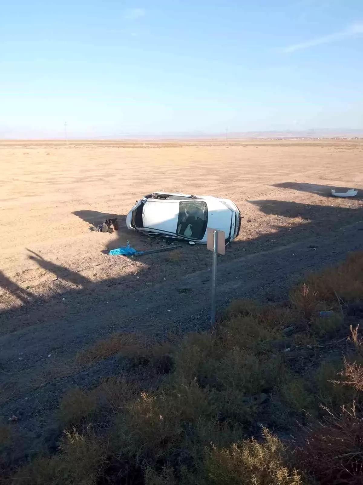 Ereğli\'de Takla Atan Araçta 6 Yaralı