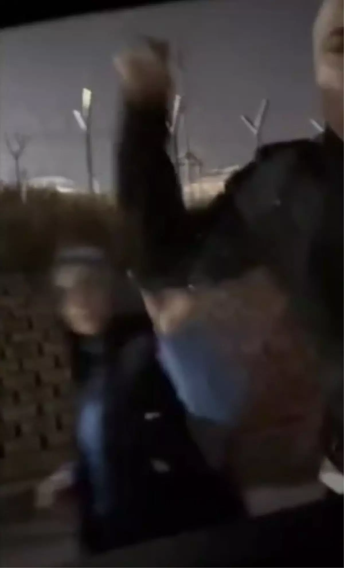 Tartıştığı sürücüye kornayla saldırdı