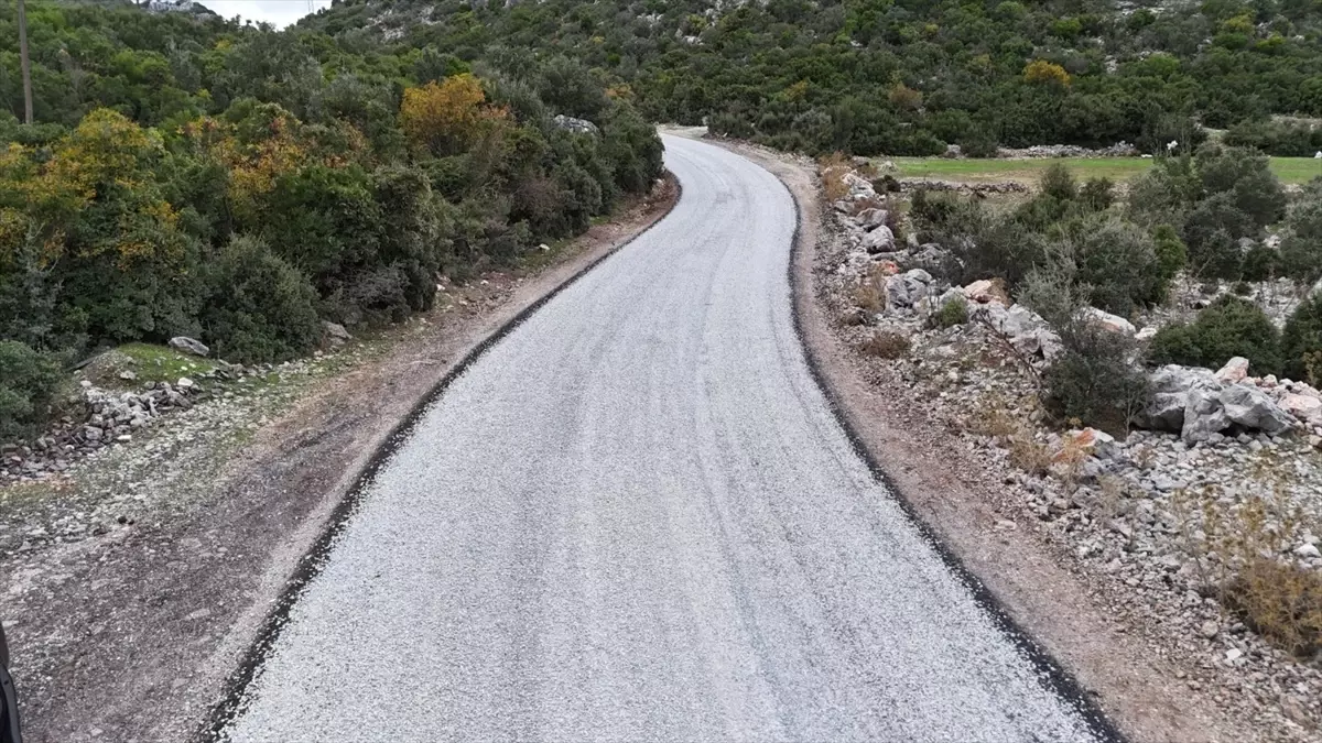 Marmaris\'te 45 Milyon Lira ile Yol Yapımı Tamamlandı