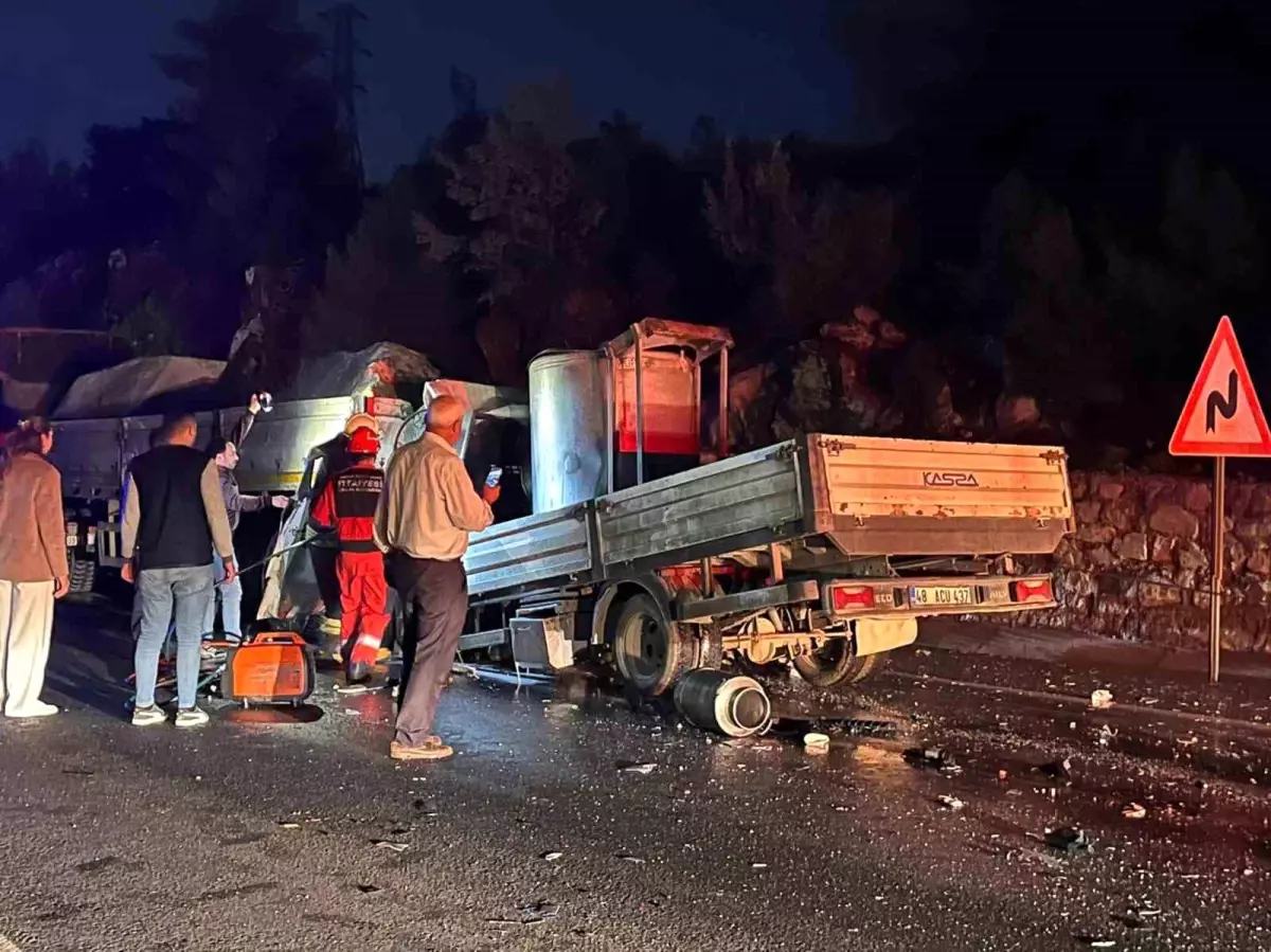 Milas-Yatağan Yolunda Feci Kaza: 1 Ölü