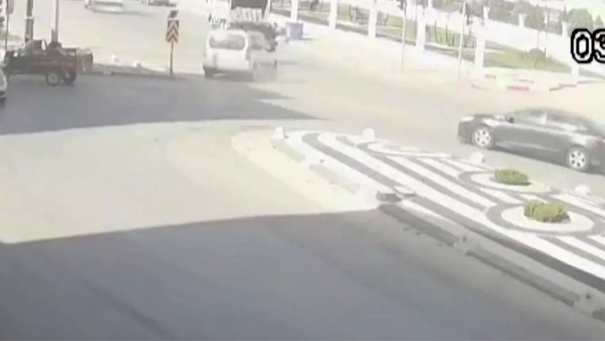 Karaman\'da Motosikletli Ölümden Döndü