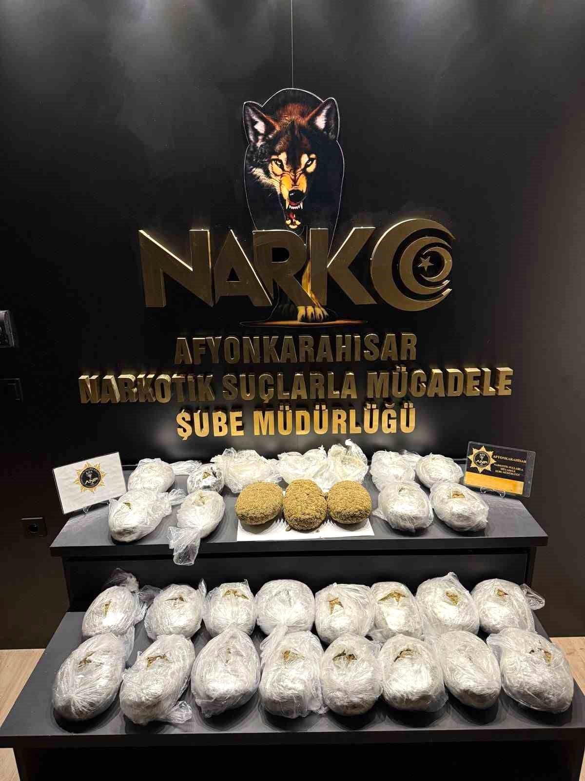 Afyonkarahisar\'da Uyuşturucu Operasyonu: 11.5 Kilogram Ele Geçirildi
