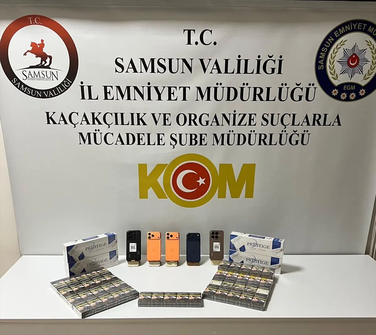 Samsun\'da Kaçakçılık Operasyonu