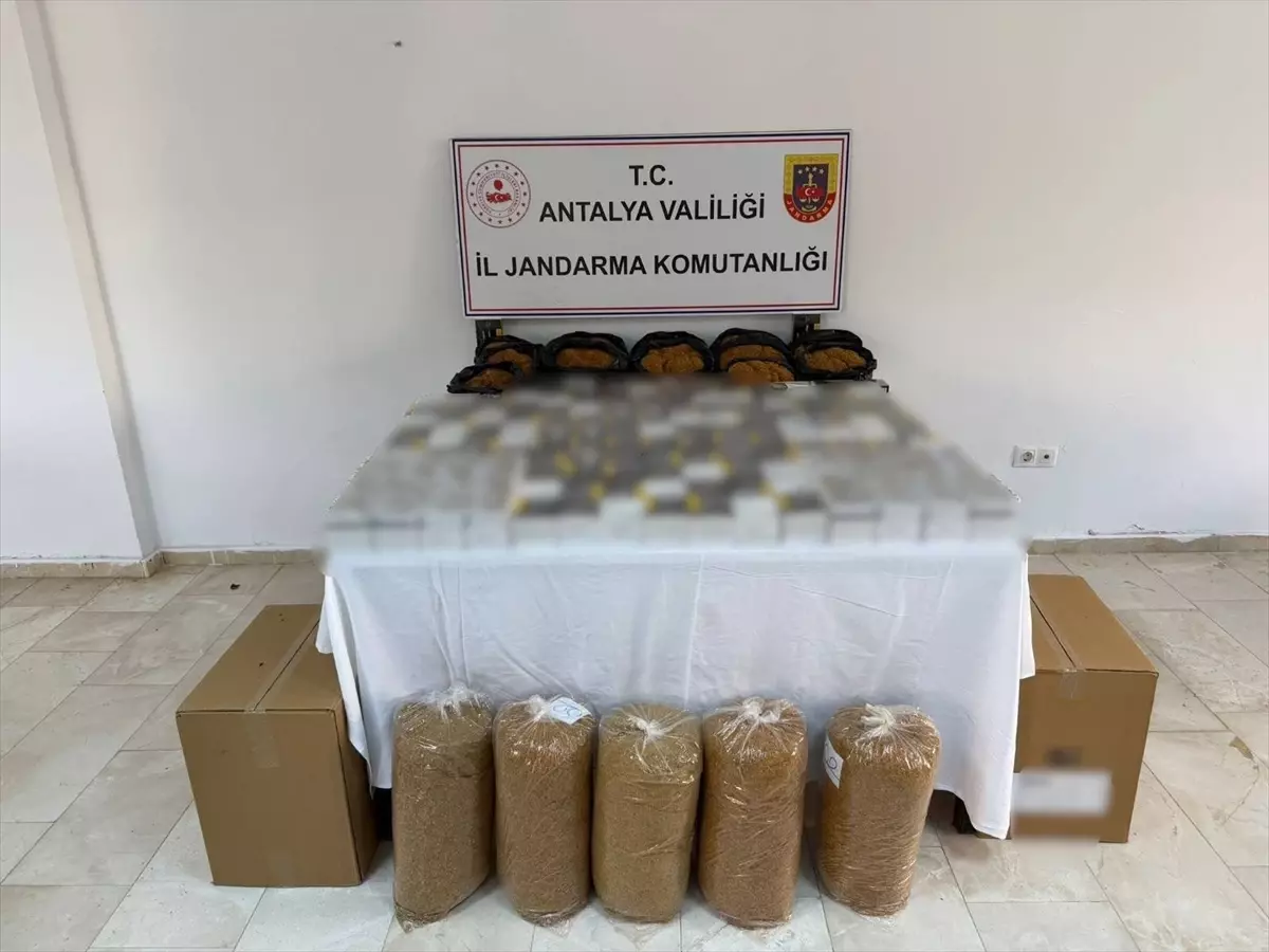 Serik\'te Kaçak Tütün Operasyonu